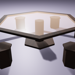 preview1.png OBJ file Table・3D printer design to download, Ali_0908