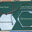 thingivere1.png Lithophane Hexaleaf LED panel