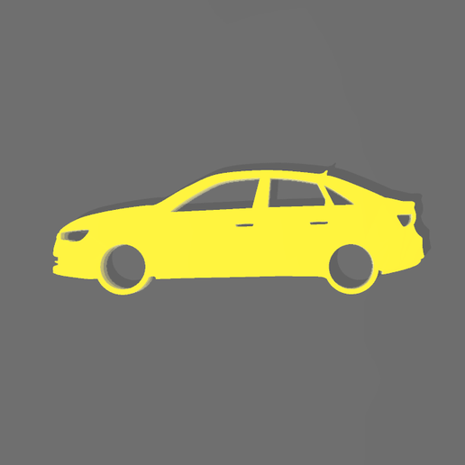 Audi A3 8V sedan Side key ring