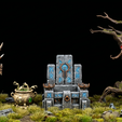 props1a.png FREE Props Dead Tree – Fantasy Miniatures (32mm STL for Tabletop RPG)