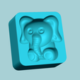 el3.png Jelly Candy Molding Elephant - Gummy Mould