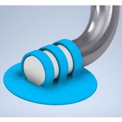 vista4.jpg Download STL file Intex ladder circular feet • 3D printing object, fedfo