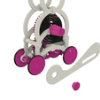 Image0005e.png Windup Bunny 2 With a PLA Spring Motor and Floating Pinion Drive