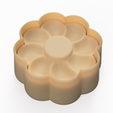 4.png Flower - Jam /JELLY/ JELL-O - Cookie Cut and Press - Thumbprint Cookie Cutter