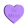 Be Mine Heart 1.stl Be Mine Heart STL-Datei - 3D-Druckbare Valentinstag Design