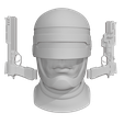 7.png Robocop Cosplay Helmet Guns