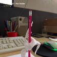 IMG_20190218_153952.png STL file Pole Dancer - Pen Holder・3D printable design to download