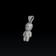 sdfs2f4e5rfe1sd2fsa4ze.jpg Halloween Mummy Pendant 3D print model