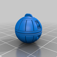 50c7f8d7-7257-457b-931c-598f13ee8367.png KOTOR Old Republic G20 Glop grenade model for custom figures and cosplay at 1:12 scale, 1:6 scale and 1:1 scale