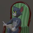 C3D34737-6409-49C9-950D-795830909F9C.jpeg Tom Cat reading newspaper - Tom and Jerry