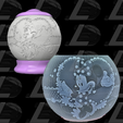 Vignette2.png STL file MINNIE MOUSE SPHERICAL NIGHT LIGHT LITHOPHANE・3D printable model to download