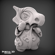 2.png Fichier STL CUBONE TOBI・Design à télécharger et à imprimer en 3D