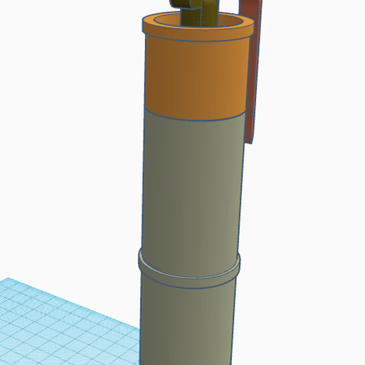 tube GRENADE BOX SMOKING 3D model