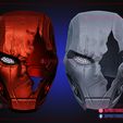 RedHood_Titans_Battle_Damage_Helmet_3d_print_model_10.jpg Red Hood Titans Battle Damage Helmet 3D Print Model