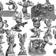 all.jpg mini COLLECTION "Mickey Mouse" 20 models STL! VERY CHEAP!