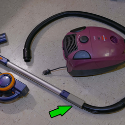 Free STL file VACUUM CLEANER HOLDER DYSON TOY 🧸・3D printable model to  download・Cults