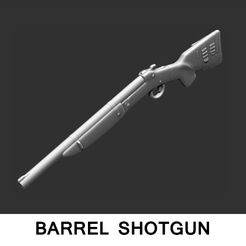 2.jpg arme pistolet BARREL SHOTGUN -FIGURE 1/12 1/6