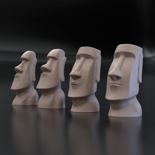 その他 ISETAN 3D ART PROJECT x AUTO MOAI 🗿 Moai statue.・ OBJ File for ・Cults