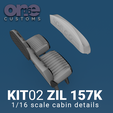 banner3.png Cabin Details ZIL 157 K Scale 1/16 one16 customs