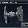 space_blueprint-lineart-overall-view-of-parts-tIE-rb-starship-starfighter3.jpg TIE/rb Heavy Starfighter