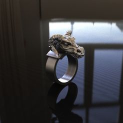 Dragon-Ring.jpg STL-Datei Drachenring・3D-druckbare Vorlage zum herunterladen