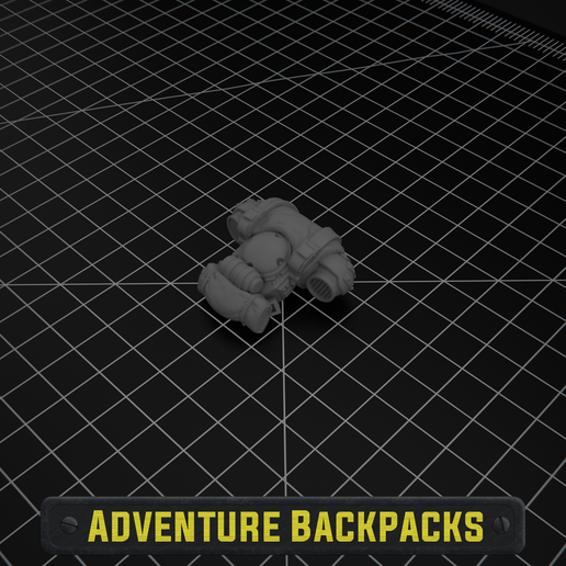Adventure-Backpack_03.png Download STL file Marine Backpack - Safari Adventure • Design to 3D print, hpbotha