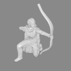 Female_Ranger_pic.png Free STL file Female Ranger Miniature・3D printable design to download, Ilhadiel