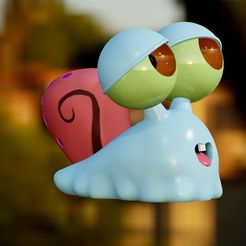 Snail3.jpg Free STL file Gary the Snail・3D printer model to download