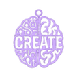 Create Pendant.stl Zihin İşareti YARAT