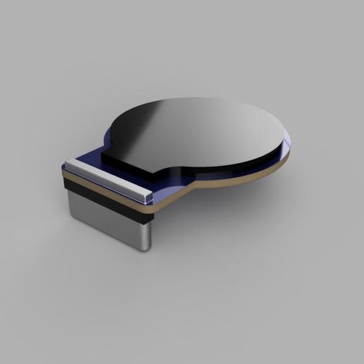 🔌 1.28 inch IPS LCD Display Round Screen Model・ STL File for 3D ...