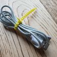 125mm-Wire.jpg Simple Eco Reusable Zip Cable Tie Clamp Clip X6 Various Sizes and Twin