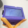écran 2.jpg Touch screen living room computer with a Raspberry Pi3 and a touch screen.