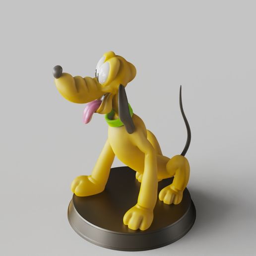Plutu_Canine.2163.jpg Pluto-dog- Christmas - canine-sitting pose-FANART FIGURINE