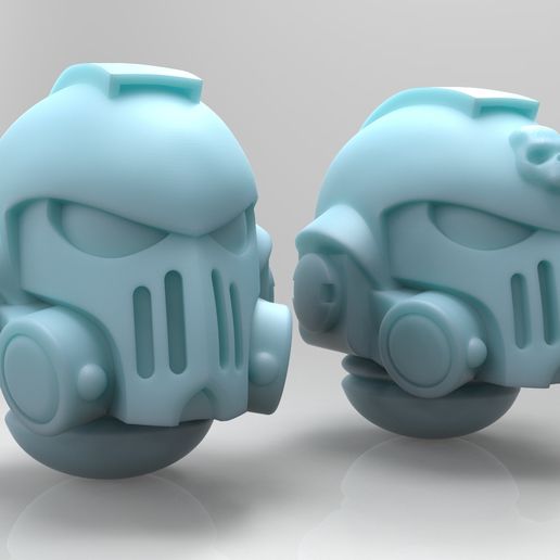 Primaris Reiver Alternative Helmets 3D model