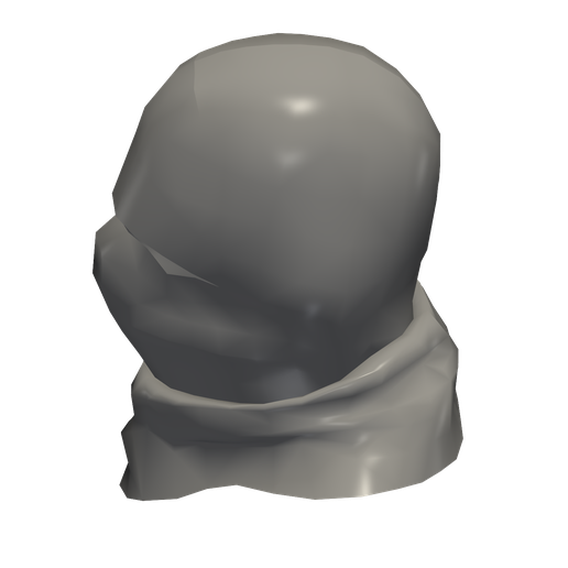 👗 Rust Game Burlap Headwrap 3D Model・ 3D File for 3D printing・Cults