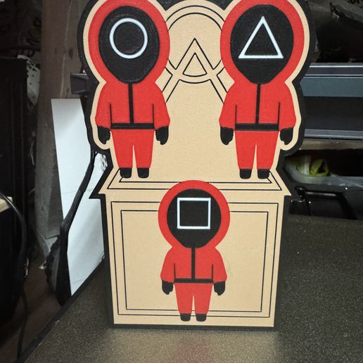 squid game lightbox 3D model