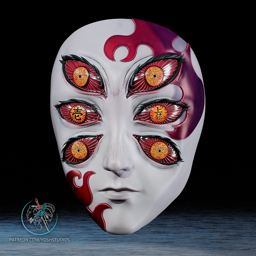 🖨️ Demon Mask 3D Printer STL file・ 3D File for 3D printing・Cults