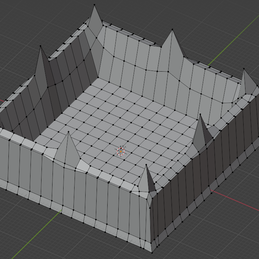 pointy dice tray 3D model