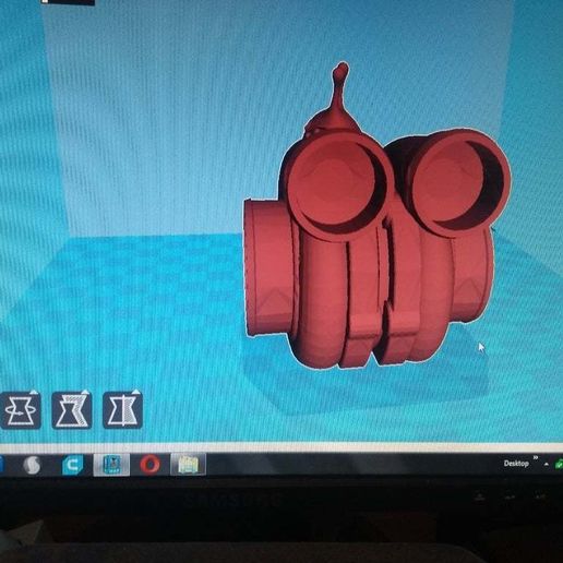 IMG_20200308_055536586.jpg Download free STL file twin turbo snail • 3D printable template, John46