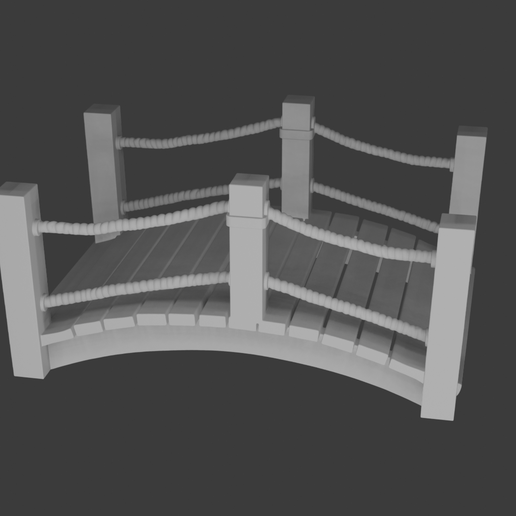 🌉 Bridge / Miniature Stone Bridge / Ancient Stone Arch STL / Diorama ...