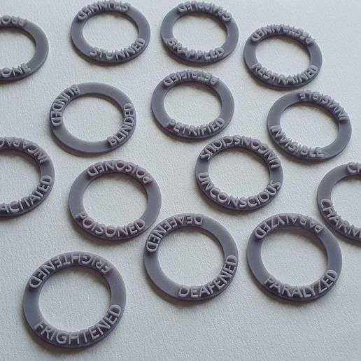Dnd 5E Condition Indicator Rings