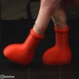IMG_2942.jpg Файл STL Мини большие красные сапоги・3D-печатный дизайн для загрузки
