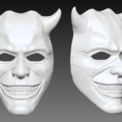 ZBrush-Document.jpg Fichier STL Masque de téléphone noir・Modèle à imprimer en 3D à télécharger