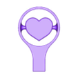 Pencil Topper Heart Spinner Center 8.0mm.stl STL-Datei Herz-Spinner: Bleistift-Topper, Schlüsselanhänger & mehr・Modell zum Herunterladen und 3D-Drucken