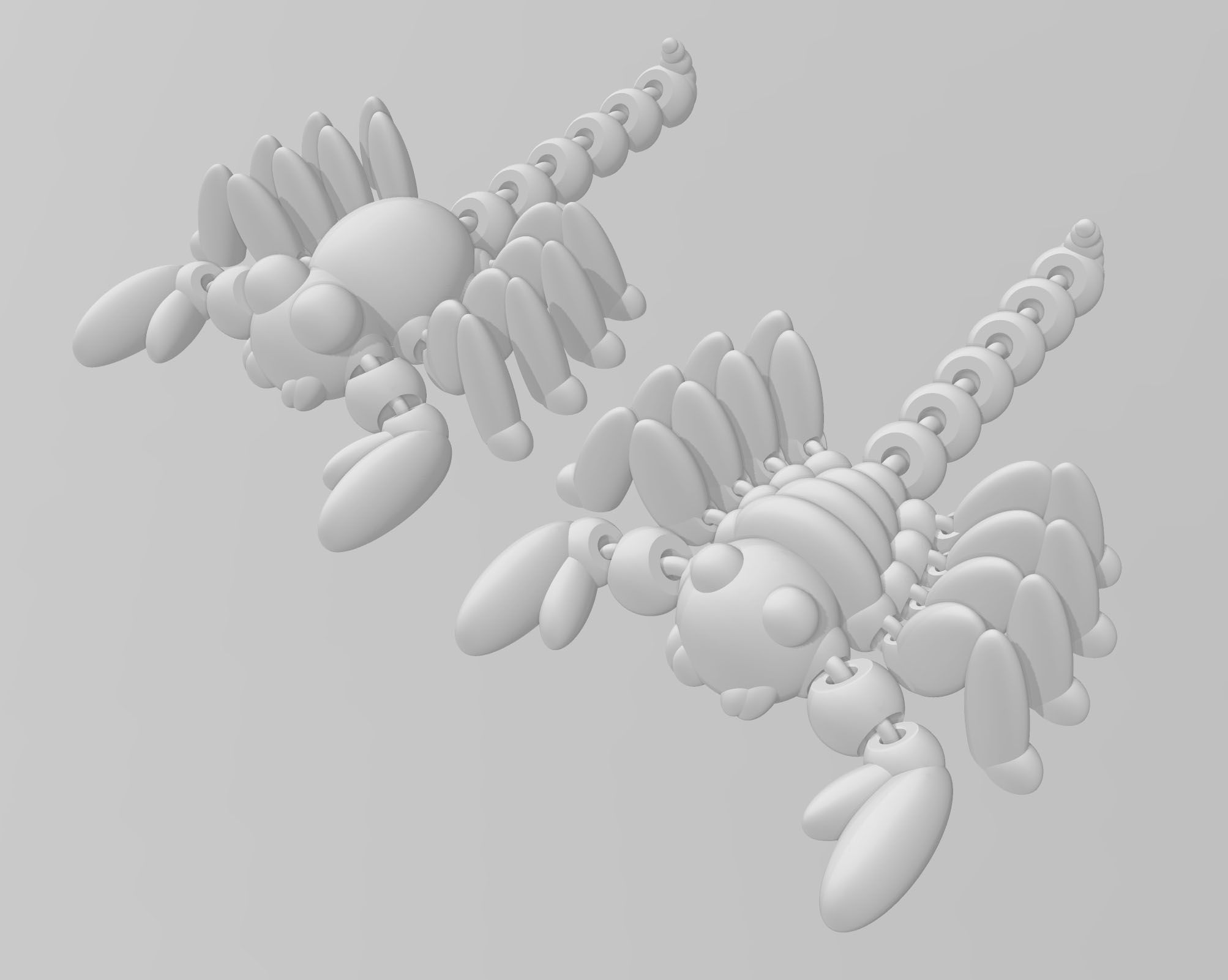 Bubble-Scorpions.jpg Archivo STL Impresión en el lugar del escorpión de la bola・Diseño para descargar y imprimir en 3D, DoodadWorks