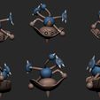 hitmontop-6.jpg Pokemon - Hitmontop with 2 poses