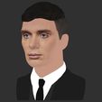 35.jpg Tommy Shelby from Peaky Blinders bust for full color 3D printing