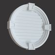 4.2.jpg 99 polyurethane Round Gable Vents 3D model