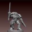 captur_lieut_sword_1.jpg 3D file lieutenant armed with his sword・3D printer design to download