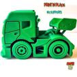 truck8.jpg Mechanical Racing Truck - print in place, no supports